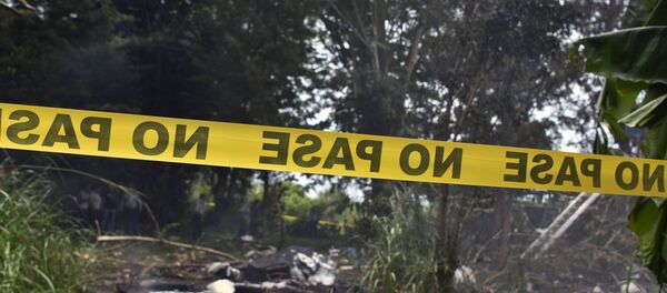 Lugar del siniestro del avión Boeing 737 en La Habana - Sputnik Mundo