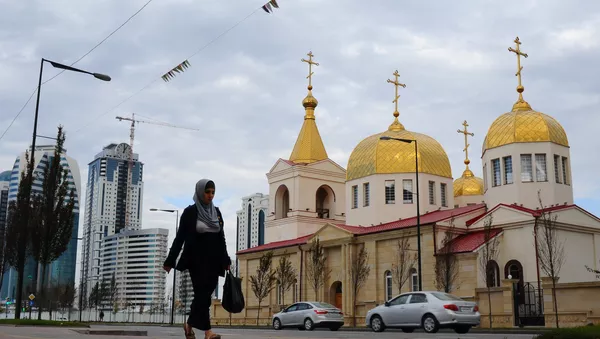 Una iglesia cristiana en la capital de Chechenia - Sputnik Mundo
