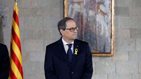 Quim Torra, nuevo presidente de la Generalitat de Cataluña - Sputnik Mundo