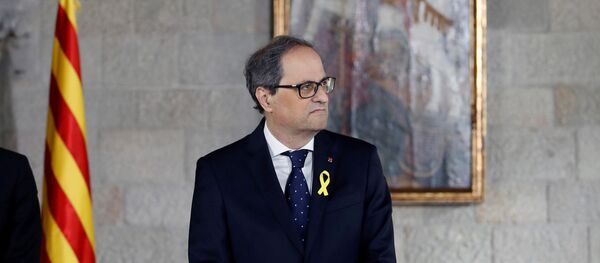 Quim Torra, nuevo presidente de la Generalitat de Cataluña - Sputnik Mundo