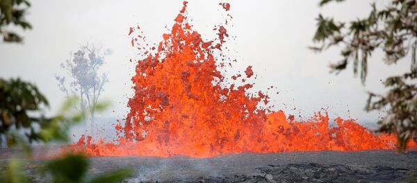 La erupción del volcán Kilauea en Hawái - Sputnik Mundo
