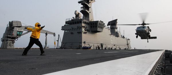 Un buque de clase Dokdo Un buque de clase Dokdo - Sputnik Mundo