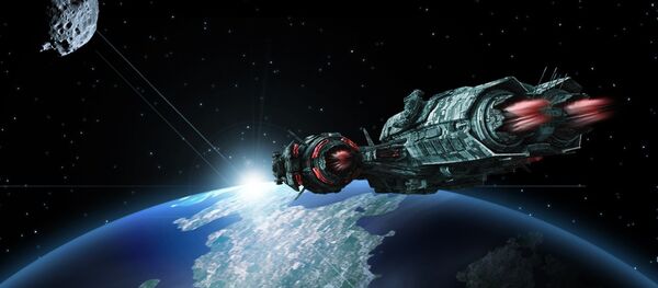Una nave espacial (imagenreferencial) Una nave espacial (imagenreferencial) - Sputnik Mundo