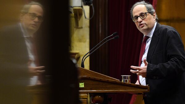 Quim Torra, presidente de la Generalitat de Cataluña - Sputnik Mundo