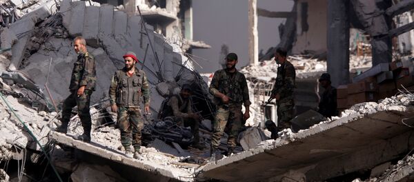 Militares sirios, foto de archivo - Sputnik Mundo