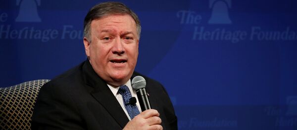 Mike Pompeo pronuncia comentarios sobre la política de Irán en Washington - Sputnik Mundo