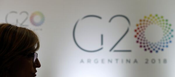 Logo del G20 (2018) - Sputnik Mundo
