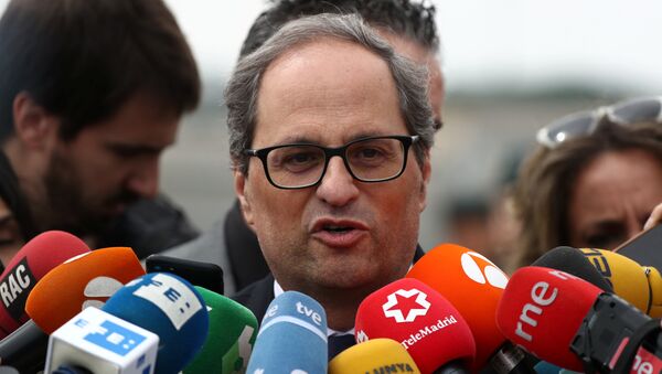 Quim Torra, nuevo presidente de la Generalitat de Cataluña - Sputnik Mundo