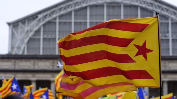 Bandera independentista de Cataluña - Sputnik Mundo