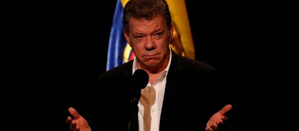 Juan Manuel Santos, presidente de Colombia - Sputnik Mundo