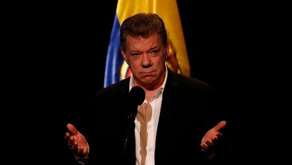 Juan Manuel Santos, presidente de Colombia - Sputnik Mundo