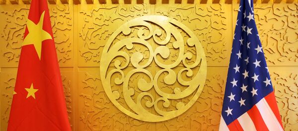 Banderas de China y Venezuela Banderas de China y Venezuela - Sputnik Mundo