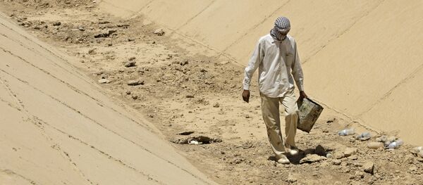 Irak sin agua dulce, un canal seco cerca de Bagdad - Sputnik Mundo