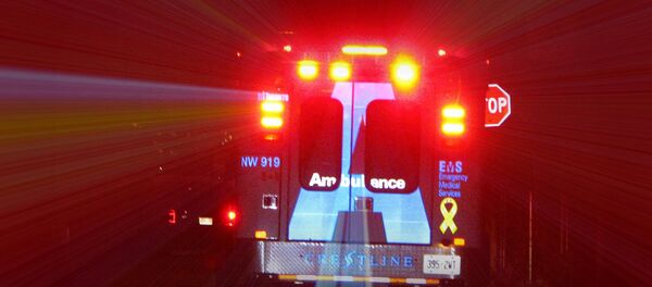 Una ambulancia canadiense - Sputnik Mundo