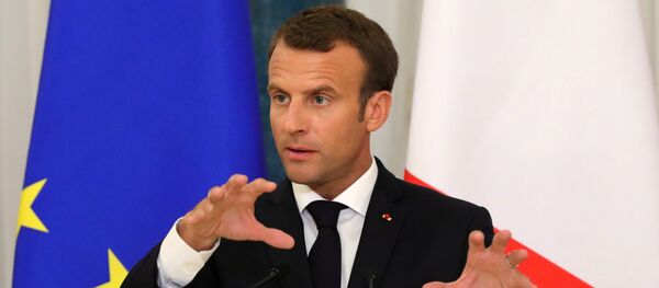 Emmanuel Macron, el presidente de Francia - Sputnik Mundo