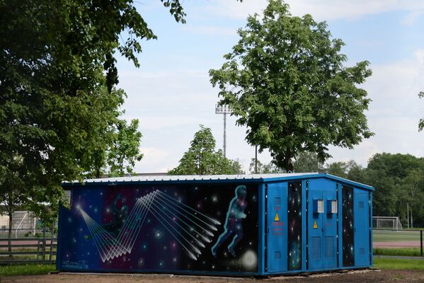 Cacatúas y fútbol espacial: descubre los grafitis más creativos, dedicados al Mundial de Rusia 2018 - Sputnik Mundo