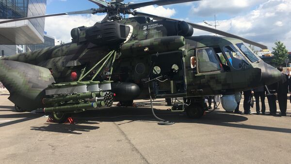 El helicóptero Mi-171Sh (archivo) - Sputnik Mundo