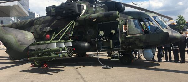 El helicóptero Mi-171Sh (archivo) - Sputnik Mundo