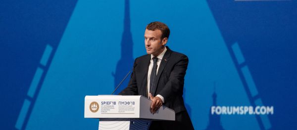 Emmanuel Macron, el presidente de Francia Emmanuel Macron, el presidente de Francia - Sputnik Mundo