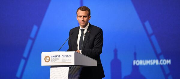 Emmanuel Macron, el presidente de Francia - Sputnik Mundo