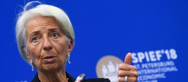 Christine Lagarde, directora gerente del Fondo Monetario Internacional (FMI) - Sputnik Mundo