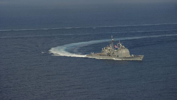 Crucero de misiles teledirigidos USS Antietam Crucero de misiles teledirigidos USS Antietam - Sputnik Mundo