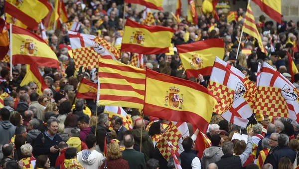 Marcha de la Plataforma 'Tabarnia' en Barcelona, España - Sputnik Mundo