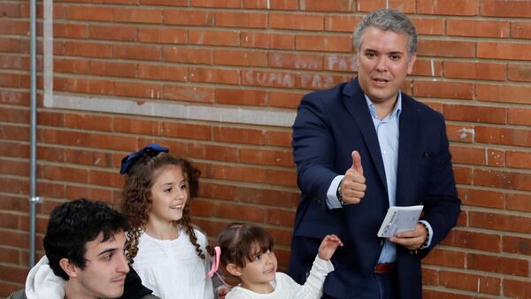 Iván Duque, elegido presidente de Colombia - Sputnik Mundo