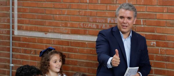 Iván Duque, elegido presidente de Colombia - Sputnik Mundo