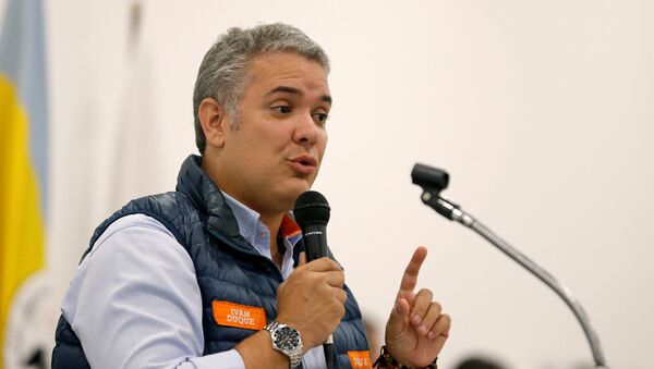 Iván Duque, candidato a la presidencia de Colombia - Sputnik Mundo