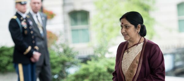 Sushma Swaraj, la canciller de la India (archivo) - Sputnik Mundo