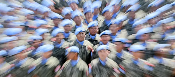 Un contingente de cascos azules (Archivo) Un contingente de cascos azules (Archivo) - Sputnik Mundo
