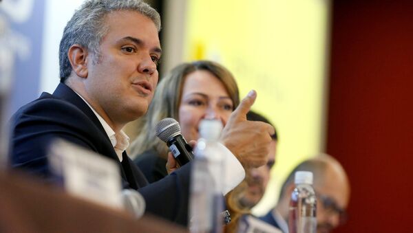 Iván Duque, candidato a la presidencia de Colombia - Sputnik Mundo