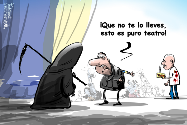 La banalización de la muerte o los trucos bajo la cúpula del circo ucraniano La banalización de la muerte o los trucos bajo la cúpula del circo ucraniano - Sputnik Mundo