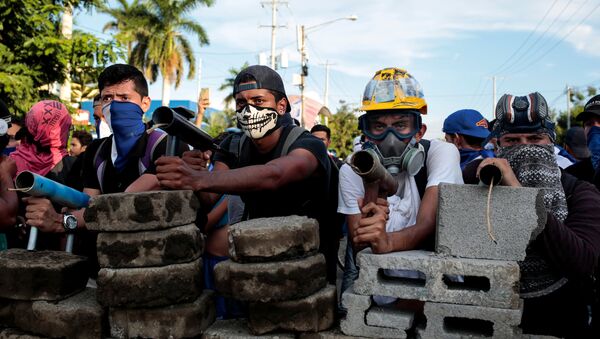 Protestas en Nicaragua - Sputnik Mundo