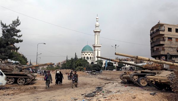 Situación en Yarmuk, Siria Situación en Yarmuk, Siria - Sputnik Mundo
