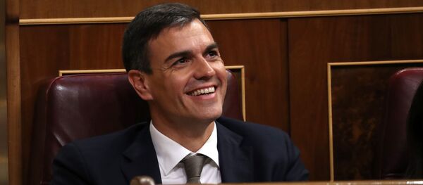Pedro Sánchez, secretario general del PSOE Pedro Sánchez, secretario general del PSOE - Sputnik Mundo