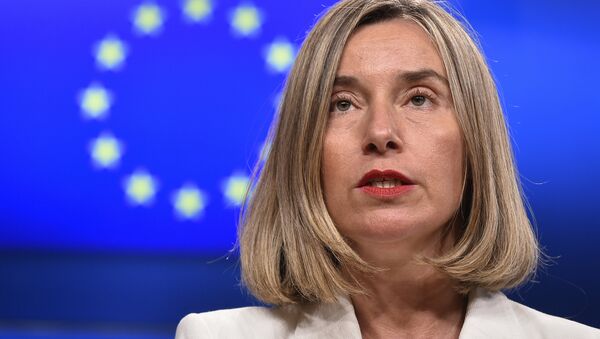 Federica Mogherini, alta representante de la UE para Asuntos Exteriores y Política de Seguridad - Sputnik Mundo