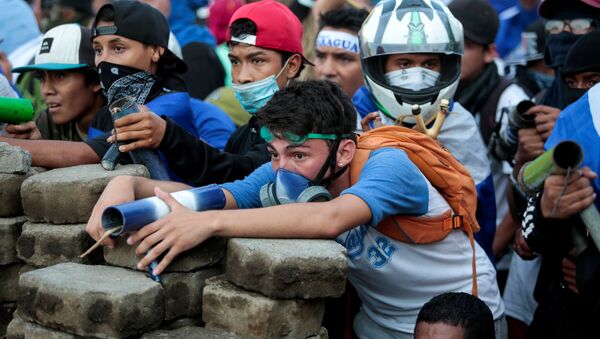 Protestas en Nicaragua (archivo) - Sputnik Mundo