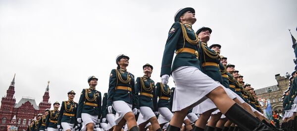 Ensayo general del Desfile de la Victoria en la Plaza Roja de Moscú. - Sputnik Mundo