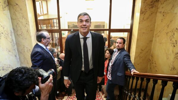 Pedro Sánchez, líder del PSOE - Sputnik Mundo