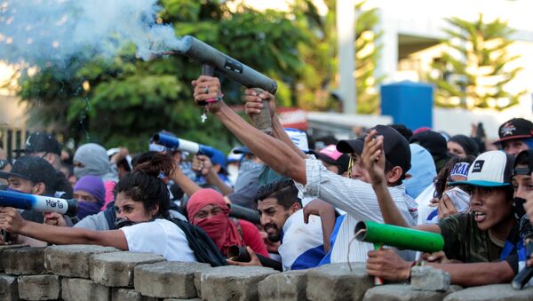 Protestas en Nicaragua - Sputnik Mundo