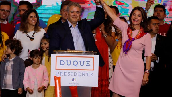 Iván Duque, candidato a la presidencia de Colombia - Sputnik Mundo