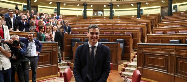 Pedro Sánchez, presidente del Gobierno de España Pedro Sánchez, presidente del Gobierno de España - Sputnik Mundo