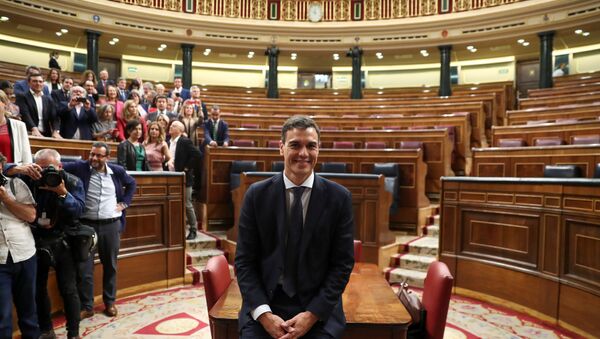 Pedro Sánchez, presidente del Gobierno de España - Sputnik Mundo