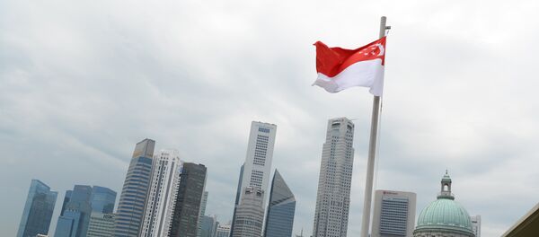 Bandera de Singapur Bandera de Singapur - Sputnik Mundo