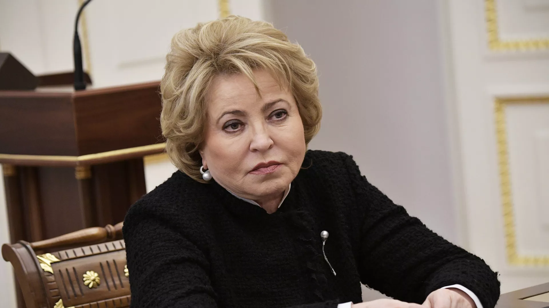 Valentina Matvienko, la presidenta del Senado ruso