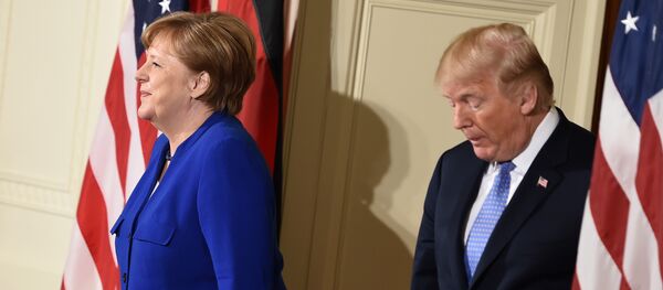 Angela Merkel, canciller de Alemania y Donald Trump, presidente de EEUU Angela Merkel, canciller de Alemania y Donald Trump, presidente de EEUU - Sputnik Mundo