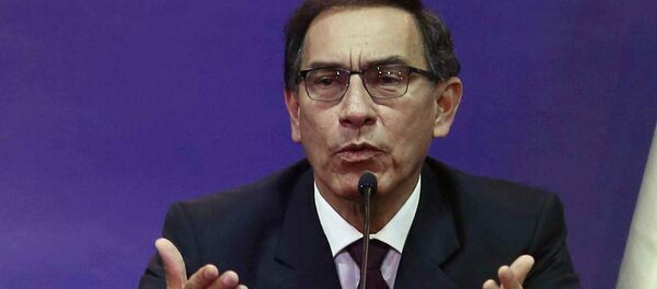 Martín Vizcarra, el presidente de Perú Martín Vizcarra, el presidente de Perú - Sputnik Mundo