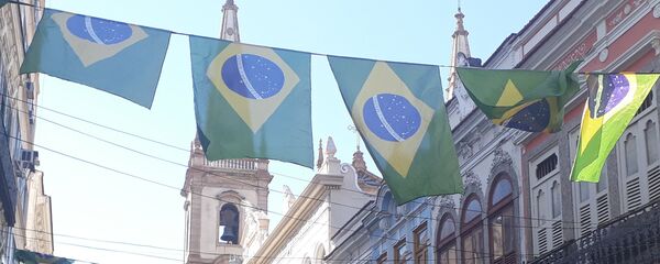 Una calle en Río de Janeiro, Brasil - Sputnik Mundo